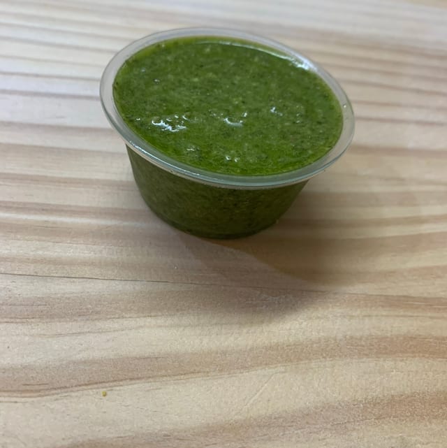 Pesto Sauce.
